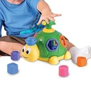 Turtle Shape Surprise Colorful Shape Sorting Turtle Toy